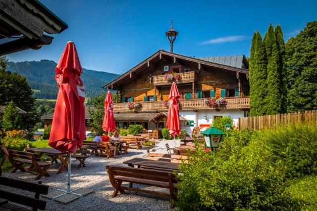 Ferienhof Millinghof Leogang Bagian luar foto
